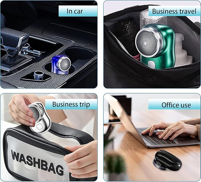 Mini-Shave Portable Electric Shaver,